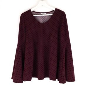 Q&A • Knit Bell Sleeved Top (NWOT)